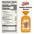 Sola Low Carb, No Added Sugar Golden Wheat Sliced Bread, 14 oz