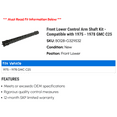 thumbnail image 2 of Front Lower Control Arm Shaft Kit - Compatible with 1975 - 1978 GMC C25 1976 1977, 2 of 2