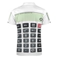 thumbnail image 5 of Calculator Men Zipper T-shirt Summer Casual Short Sleeve T-shirt Top, 5 of 7