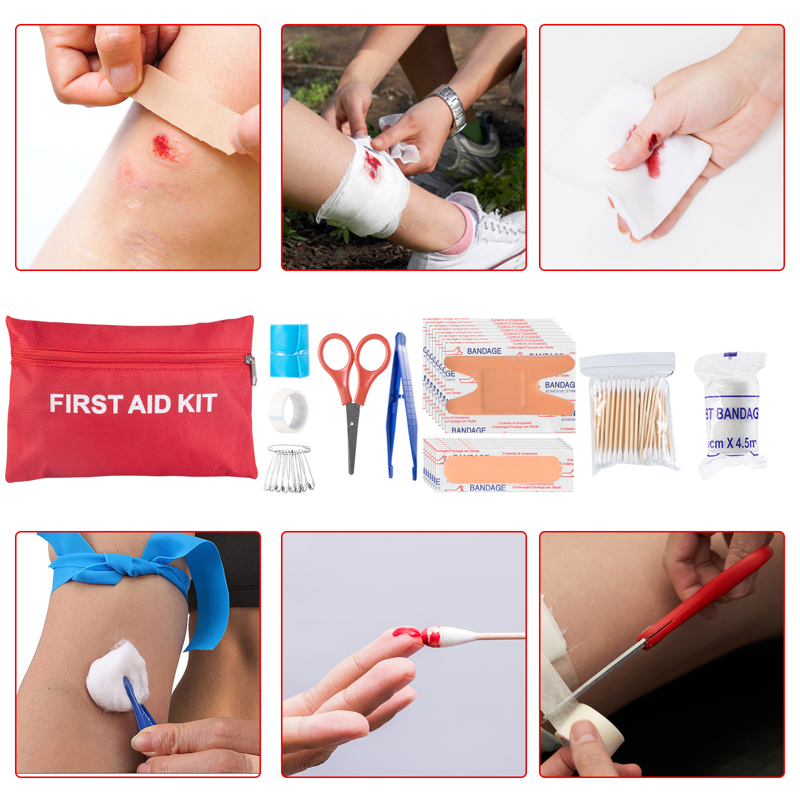 TEIPUERY 250-Piece Emergency Survival First Aid Kit photo 6