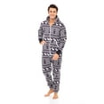 thumbnail image 1 of Combinaison de Pyjama Unisexe pour Hommes Adultes une Pièce Sans Pieds, 1 of 7