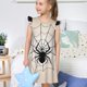 thumbnail image 4 of Fotbe Spiders On The Web 1 Vestido de Dormir para Niñas de 3 a 10 Años, Mangas Cortas, Estilo Princesa, Pijama Camisón con Mangas Voladas-XX-Large, 4 of 6