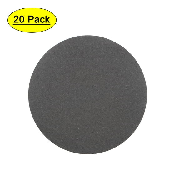 Uxcell 3" 600 Grit Silicon Carbide Hook and Loop Sanding Disc 20 Pack