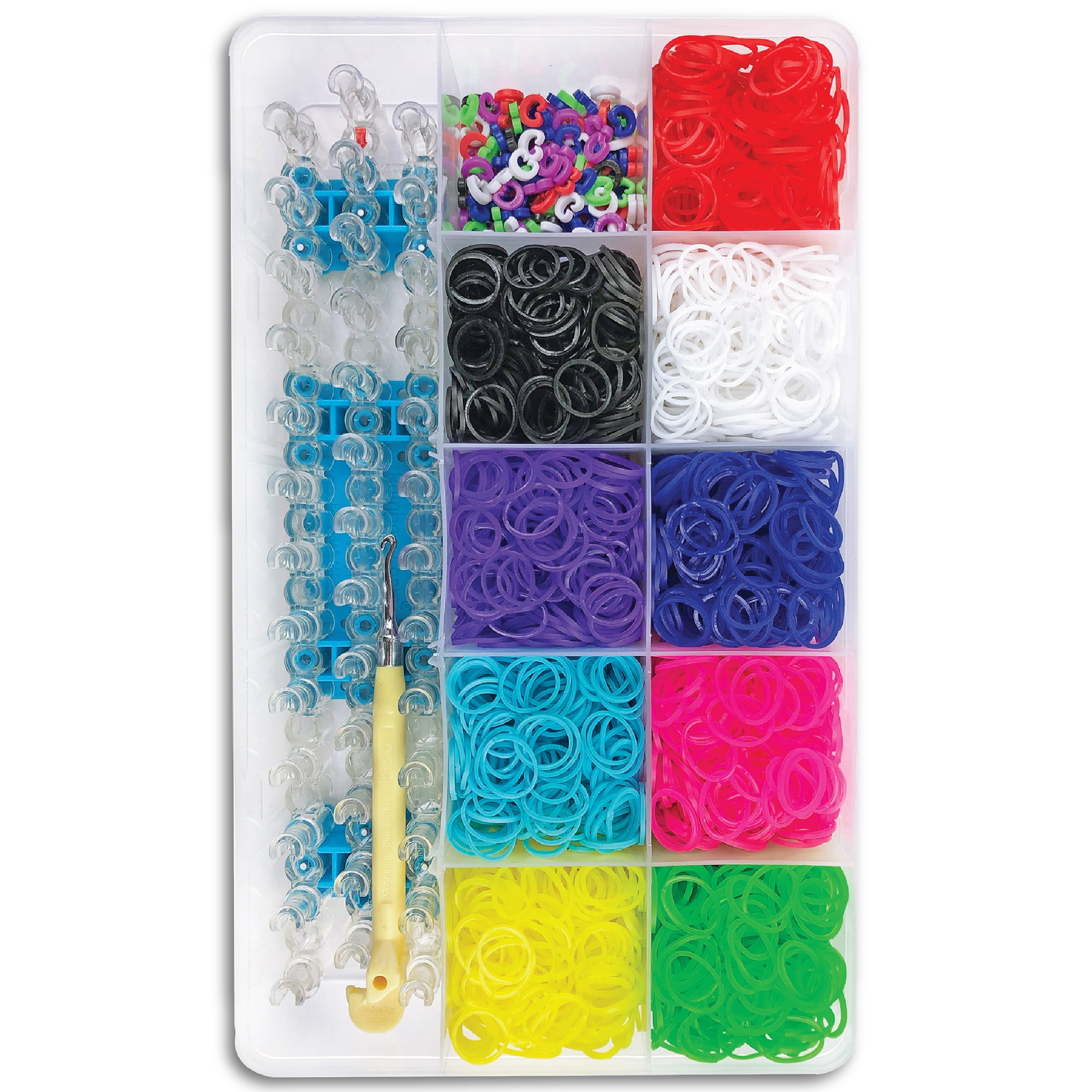 Rainbow Loom® Combo Set, Features 4000+ Colorful Rubber Bands, 2  Step-by-Step Bracelet Instructions, Organizer Case, Great Gift for Kids 7+  to Promote