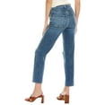 thumbnail image 2 of LE JEAN womens  High-Rise Modern Straight Jeans, 28, Blue, 2 of 3