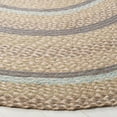 thumbnail image 3 of SAFAVIEH Cape Cod Robynne Geometric Area Rug, Blue/Olive, 6' x 6' Round, 3 of 7