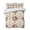 Red Brown Green, variant on Quilts King Size, Vintage Pink Red Floral Soft Comforter Bedding Set for Bed, Farmhouse Flower Green Leaf Lightweight Quilted Bedspread with Pillow Cover(2 Pieces) for All Season, 96x106 Inch