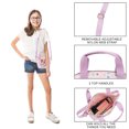 thumbnail image 2 of Disney Princess Character Heart Pink 9.25” Mini PU Handbag, 2 of 7