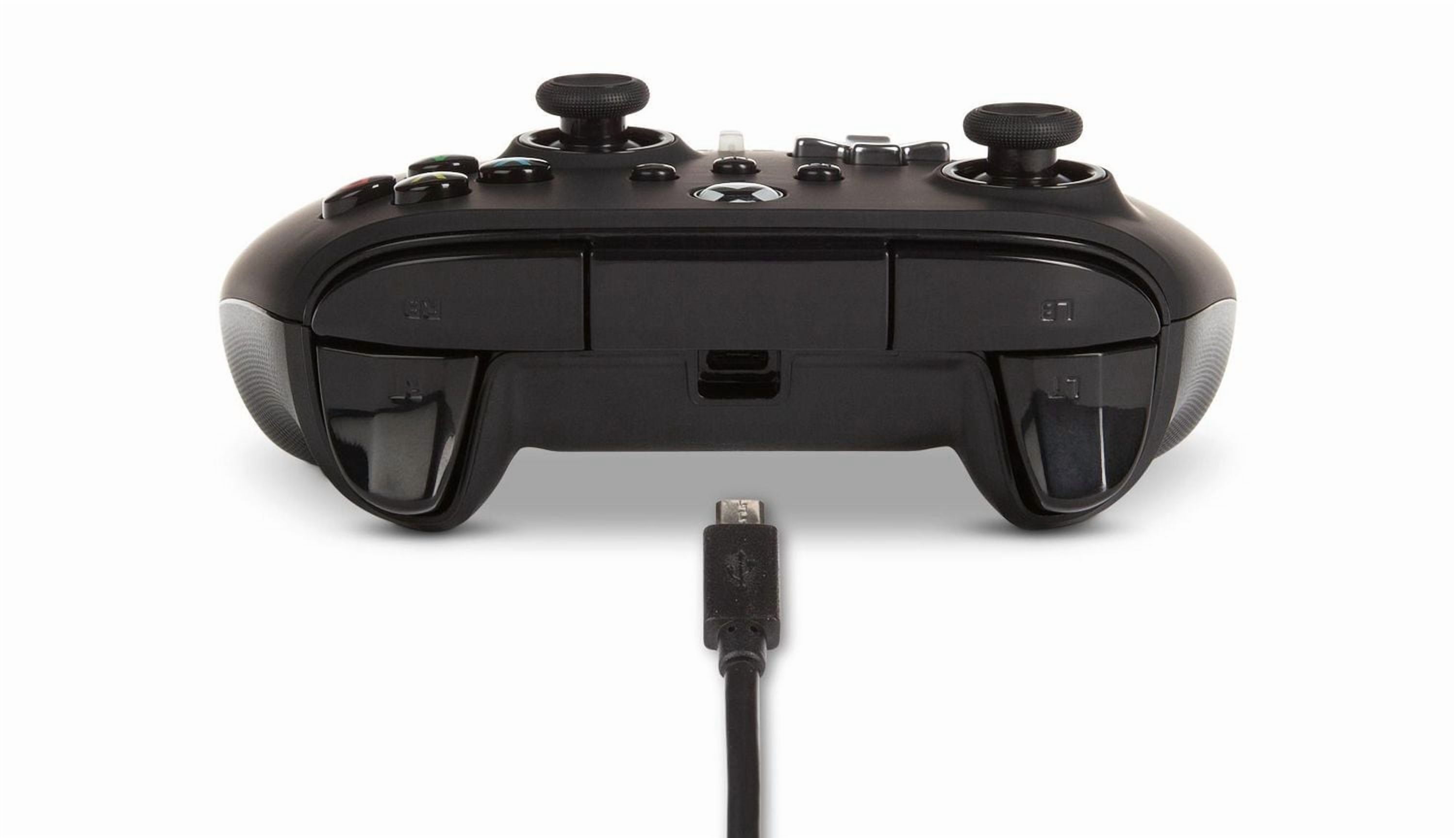 Manette câblée PowerA améliorée pour Xbox – Noire Xbox Série X|S