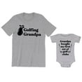 thumbnail image 1 of Golfing Grandpa Men's T-Shirt Grandpa Bought My First Set of Golf Clubs Baby Bodysuit Kids Youth Toddler Shirt, 1 of 3