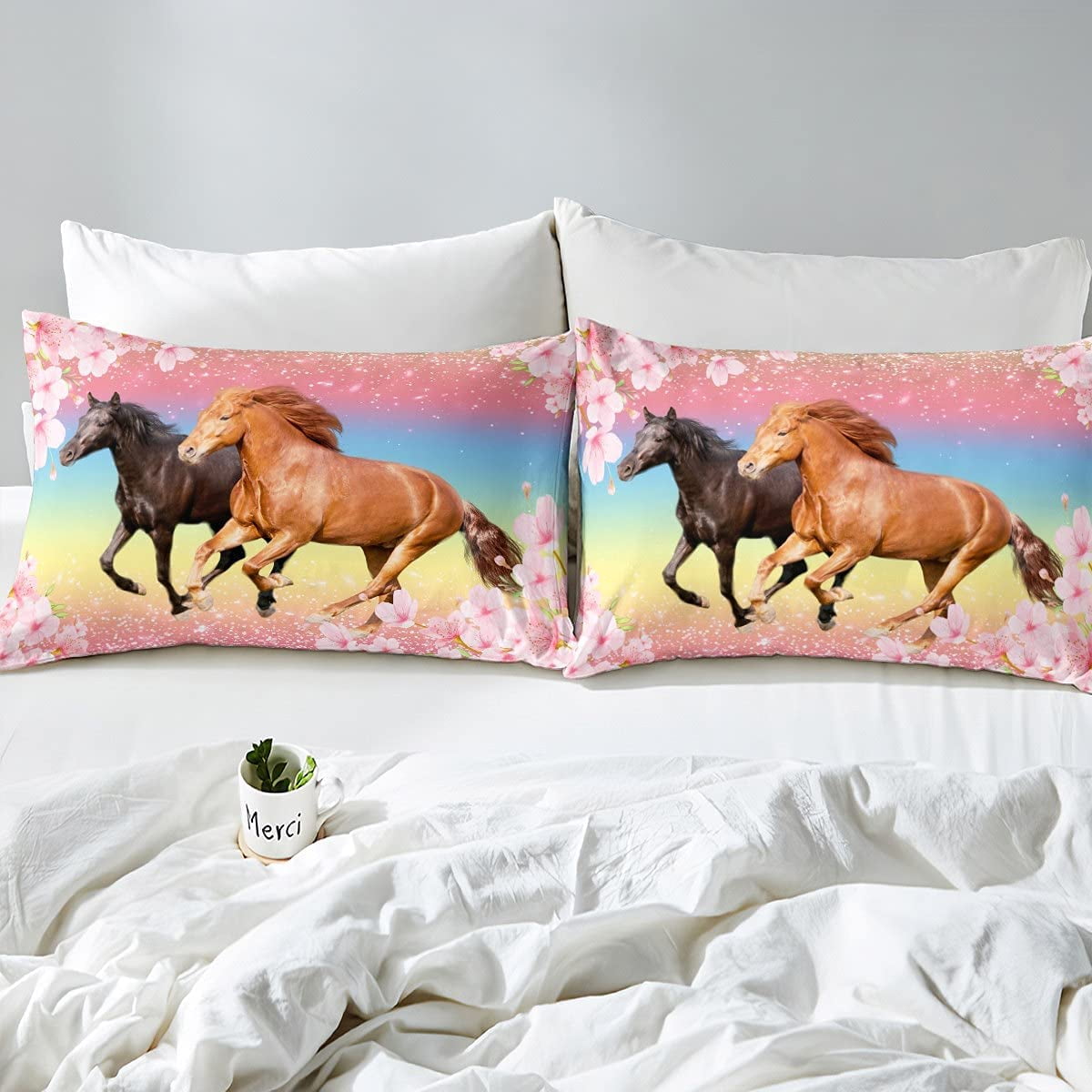 Hhhc Girls Horse Bedding Set