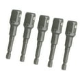 thumbnail image 1 of Juego de 5 adaptadores de extensión de dados, puntas de destornillador, adaptador de dado a taladro, vástago hexagonal de 1/4" para herramientas 5 mm, 1 of 8