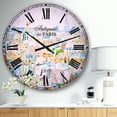 thumbnail image 2 of Designart 'City of Paris' French Country Wall Clock, 2 of 3