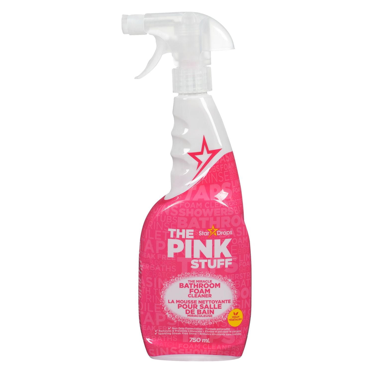 Star Drops The Pink Stuff The Miracle Bathroom Foam Cleaner, 750ml