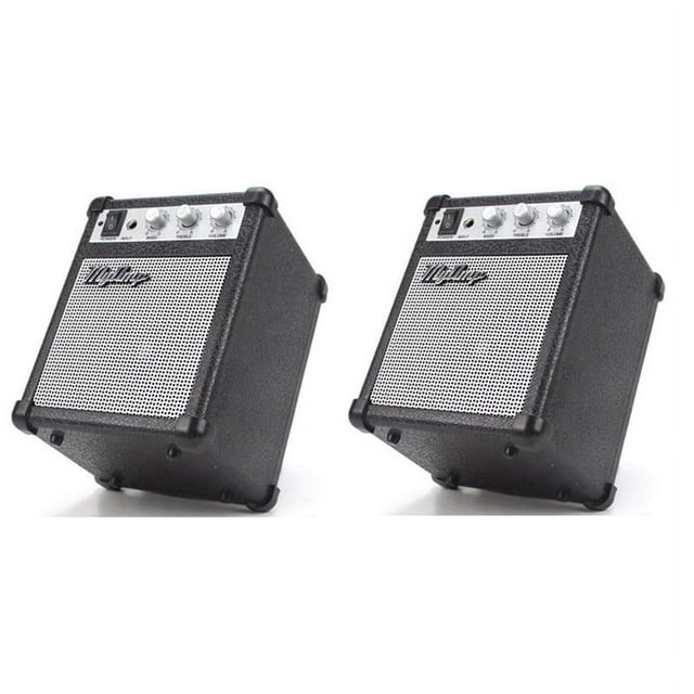 Amplificateur de Guitare Réplique Rétro 2X Haute Fidélité / Mon Amplificateur Audio Haut-Parleur Portable / Amplificateur Audio Haut-Parleurs de Guitare Basses Stéréo