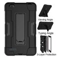 thumbnail image 4 of FIEWESEY for Walmart Onn 7 Inch Case, Heavy-Duty Drop-Proof Shock-Resistant Hybrid Case for Walmart Onn 7" 1/2 Generation(Model:100005206/100015685)+Screen Protector (Black/Black,1 Pc), 4 of 6