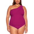 thumbnail image 2 of BECCA ETC Women's Plus Size One-Piece Swimsuit Purple 1X New, 2 of 3