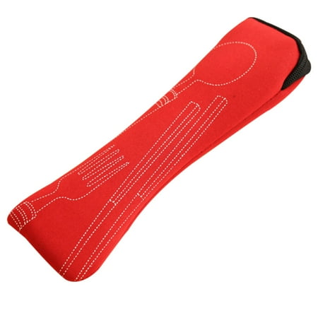 

Meizhencang 3 Pcs Portable Fork Spoon Chopsticks Stainless Steel Cutlery Set Picnic Travel