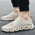 thumbnail image 2 of Sngxgn Men's Walking Shoes Runing Shoes Lightweight Casual Working Jogging Outdoor Shoe Fashion Sports Shoes(Beige,41), 2 of 8