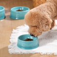 thumbnail image 3 of SWEEJAR Ceramic Puppy Bowl,Porcelain Pet Bowl for Food and Water,8 oz,Gradient Blue, 3 of 6