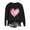 Black, variant on Valentines Day Long Sleeve Shirts for Women Lightweight Casual Holiday Pullover Tops Tunic Loose Fit Blouses Clothes