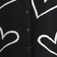 thumbnail image 5 of WXLWZYWL Sweaters for Women Women'S Clothing Can Wear New Knitwear All the Year Round Valentine'S Day Sweater Love Short Cardigan Sweater Coat Black, 5 of 5