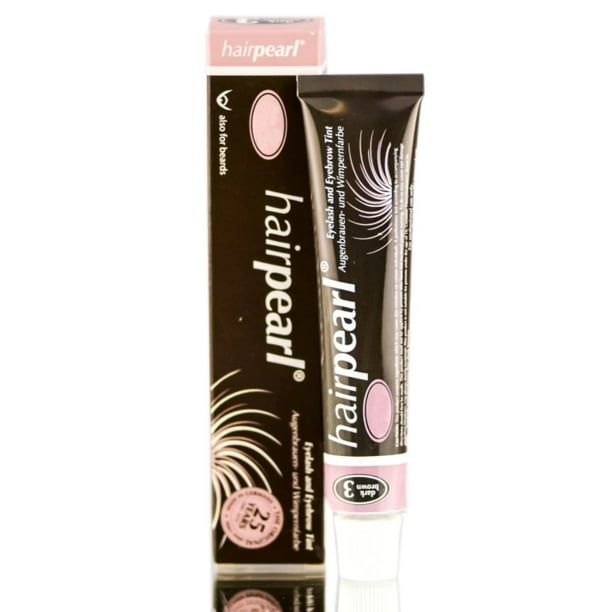Hairpearl Eyelash and Eyebrow Tint Graphite Brown 4.4