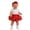 Gold, variant on SUXIAN Mini Skirts For Girl Ruffled Polka Dot Mesh Tutu Skirt Headband Set For Baby Girls Skirt White 9-12 Months