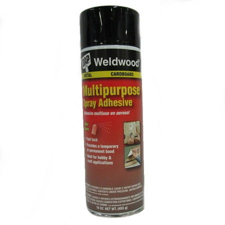 DAP Weldwood Multi-purpose Spray Adhesive, Case of 12 (Best Spray Adhesive For Stencils)