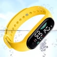 thumbnail image 3 of Opvise M9 Electronic Watch LED Touch Control Waterproof Casual Multifunctional Week Time Display Lightweight Men Women Unisex Sports Bracelet for, 3 of 8