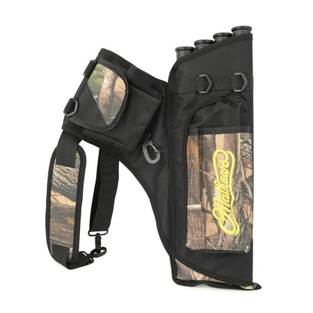 SHARROW 4 Tube Arrow Quiver Archery Target Hip Quiver with Belt RH Camo