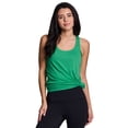 thumbnail image 3 of RBX Active Women's Twist Back Soft Relaxed Tank Top Tunic, 3 of 5