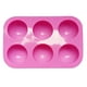 thumbnail image 3 of Kearding Molde de silicona para pastel de 6 cavidades, semiesférico, bandeja de hielo para Chocolate artesanal, gelatina, incienso, vela, Herramientas y accesorios para hornear PC 1, 3 of 6