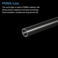 thumbnail image 4 of Acrylic Pipe Clear Rigid Round Tube 7pcs 17mm ID 20mm OD 6" for Lamps and Lanterns, Water Cooling System, 4 of 6