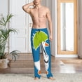 thumbnail image 6 of Lsque Goose Holding an Umbrella Print Men's Pajama Pants, Lounge Pant - Comfortable Home Wear,Elastic Waistband, Stylish Design-Medium, 6 of 9