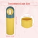 thumbnail image 4 of Estuche Ligero para Cepillos de Dientes de Viaje Amarillo Azul 20x5.8cm 7.87'x2.28' Unique Bargains, 4 of 7