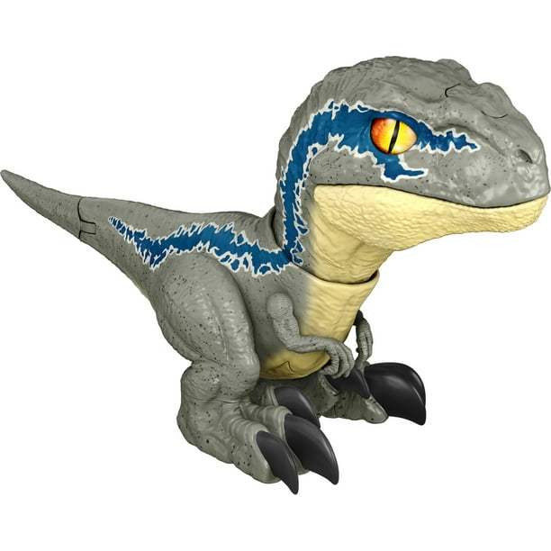 Jurassic World Dominion Uncaged Rowdy Roars Velociraptor Beta Motion Sound Walmart Com