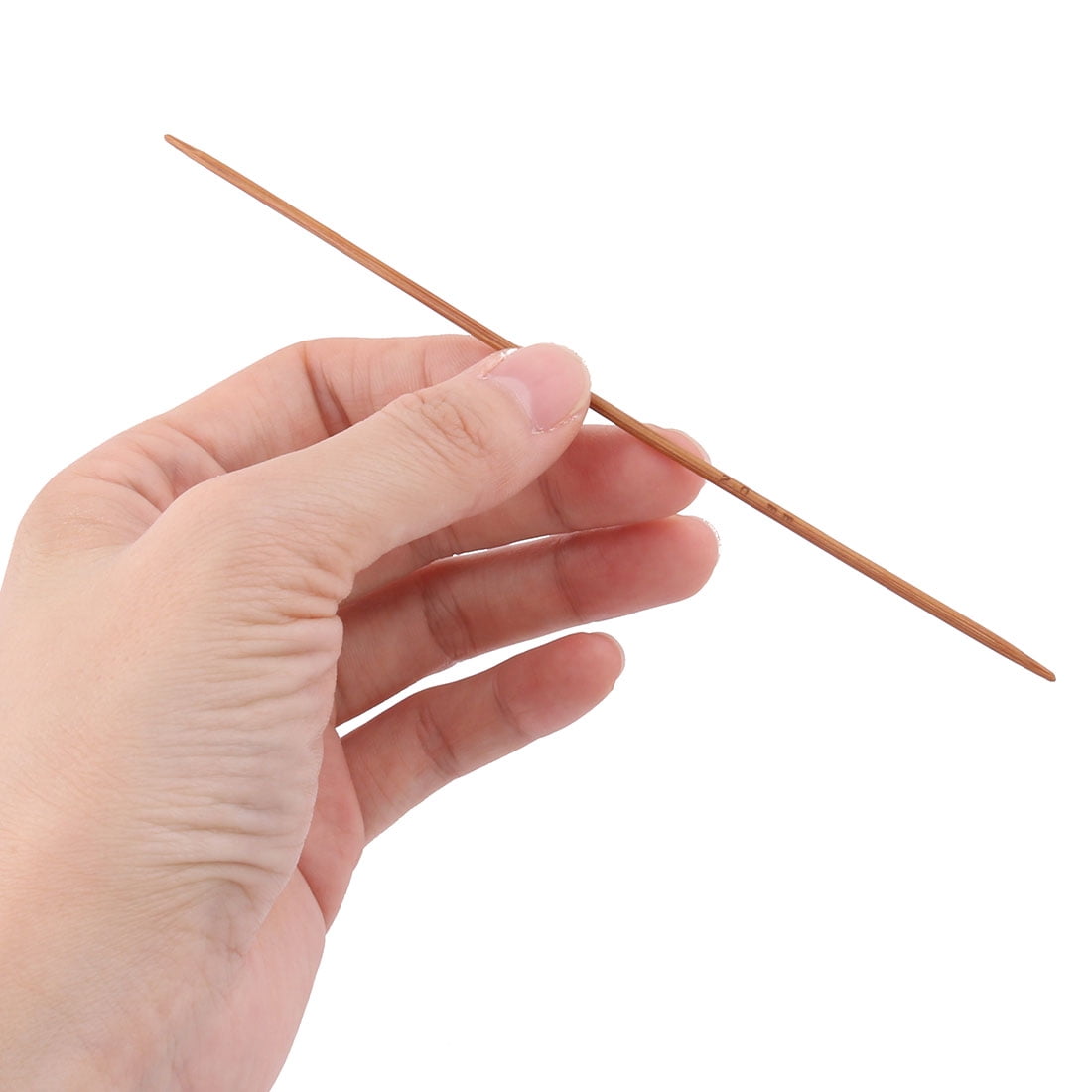 Bamboo Sewing Knitting Tatting Hat Socks Golves Needles Brown 4pcs