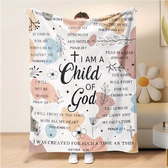 Our Lady of Guadalupe Religious Fleece Throw Blanket 70x100cm, Ultra-Soft Microfiber Catholic Gift for Women, Warm Decorative Spiritual Comfort
