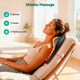 thumbnail image 3 of Snailax Black & Neck Massager with Heat, 4D Deep Kneading Shiatsu 8 Massage Nodes, 3 of 9