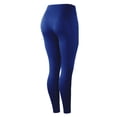 thumbnail image 3 of Capreze High Waisted Leggings for Women Tummy Control Lounge Pants with Pocket for Running Cycling Yoga Workout Fitness Deep Blue S, 3 of 3