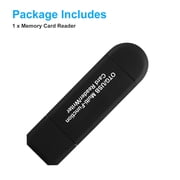 USB SD Card Reader, TSV Micro USB 2.0 OTG Adapter Memory Card Reader for SD/Micro SD/TF/SDXC/SDHC/MMC/RS-MMC/Microsdhc/Microsdxc, Camera Flash Card Reader Support Windows, Linux, Mac OS, Android