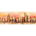 thumbnail image 3 of Florio, Luigi 18x9 Black Modern Framed Museum Art Print Titled - Metropolis I, 3 of 5