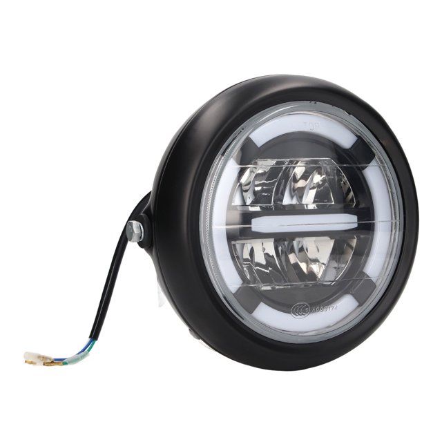 Faro LED para motocicleta, faro LED redondo LED redondo de 7,5 pulgadas, faro redondo para motocicleta, salida de alta intensidad