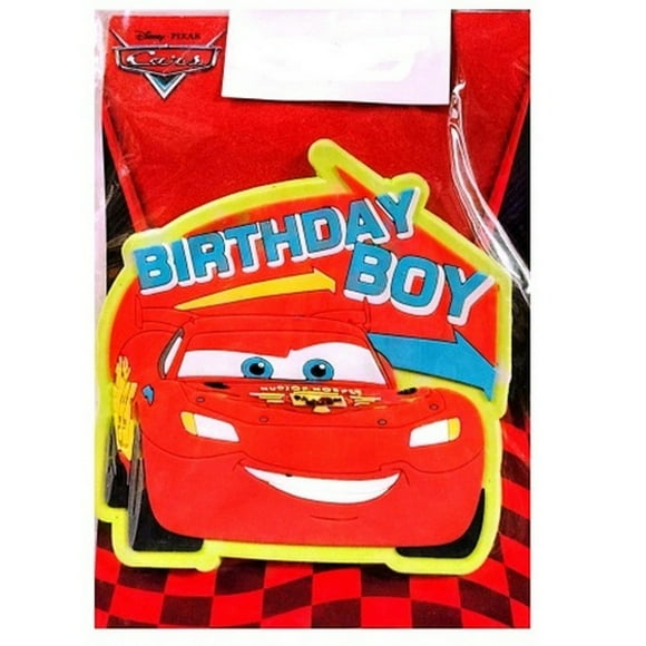 Cars Badge Lightning McQueen Garçon Anniversaire