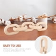 thumbnail image 3 of Decorative Wood Chain Link Wood Chain Decor Household Wood Chain Link for Ornament, 3 of 9