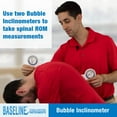thumbnail image 3 of Baseline Bubble Inclinometer - Professional Easy To Read Range Of Motion Test For Physical Therapy, Rehabilitation, And Recovery With Carrying Case, 3 of 6