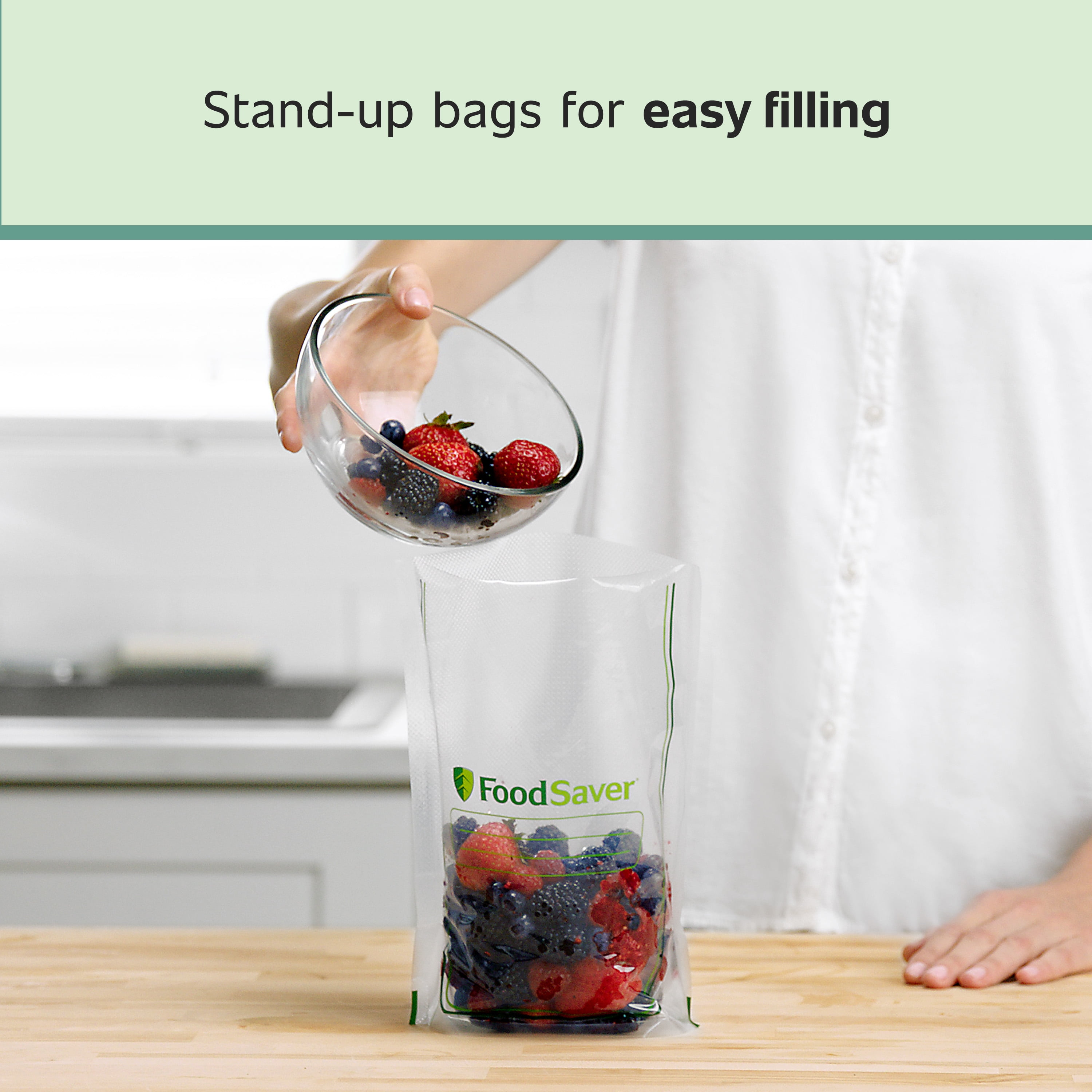 FoodSaver 1 Plastic Vacuum Sealer Bags
