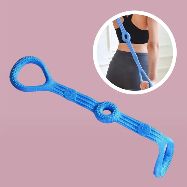 Bandas de ejercicio de resistencia de yoga Cuerda de tracción Camilla de pierna Cuerda de tensión de fitness Correas de yoga Estiramiento para bailar Azul Baoblaze Estiramiento de la correa de yoga