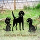 thumbnail image 3 of 3 UNIDS Decorativo Perro Estacas Animal Césped Decoracione Césped exterior y interior Decoración Perro Regalos Jardinería Ornament CUTICAT Estacas de silueta, 3 of 8